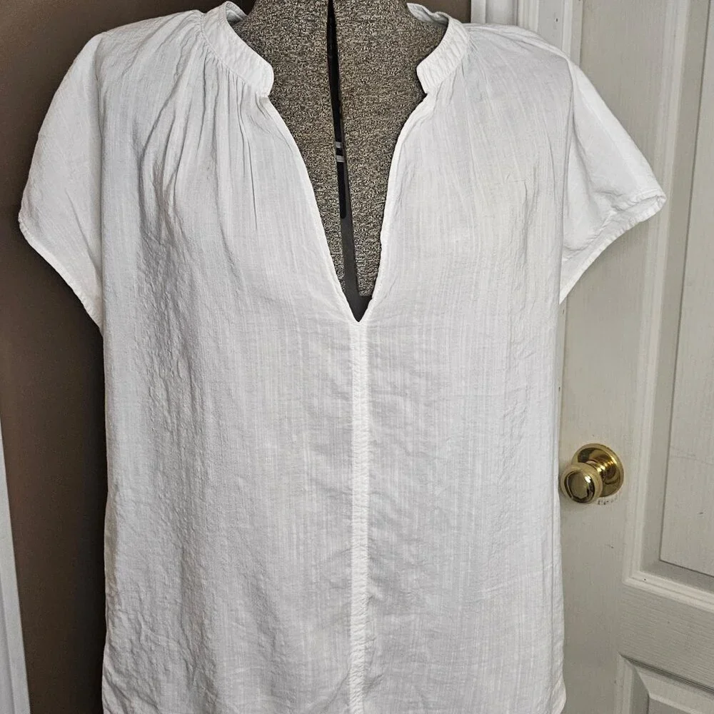 H&M Lightweight Short Sleeve Blouse szL - Picture 4 of 10
